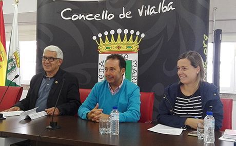 Agustín Baamonde, José Antonio Pita e Sandra Vázquez facendo balance do FIV 2017.