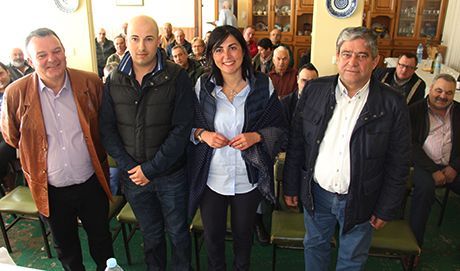 Carlos Armesto, Luís Cabado, Elena Candia e Pepe Yáñez