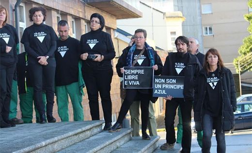 Vilalba, comprometida contra a violencia de xénero nun dos actos da pasada campaña Vilalba en Negro.