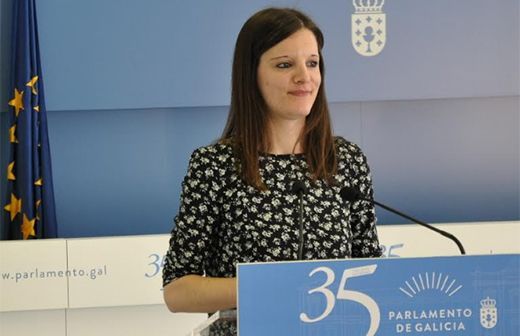 Olalla Rodil na xunta de portavoces no Parlamento de Galicia