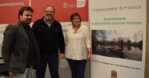 Ramos, Queipo e Perozo presentaban a Semana escola do medio ambiente da Deputación