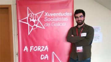 Miguel González, secretario xeral das Xuventudes Socialistas de Vilalba