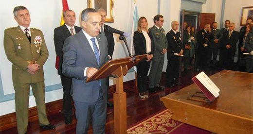 O subdelegado do Goberno presidía o acto de aniversario da Constitución en Lugo