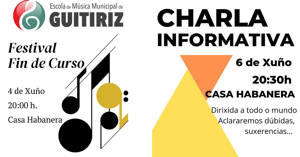 escola de musica guitiriz festa e charla