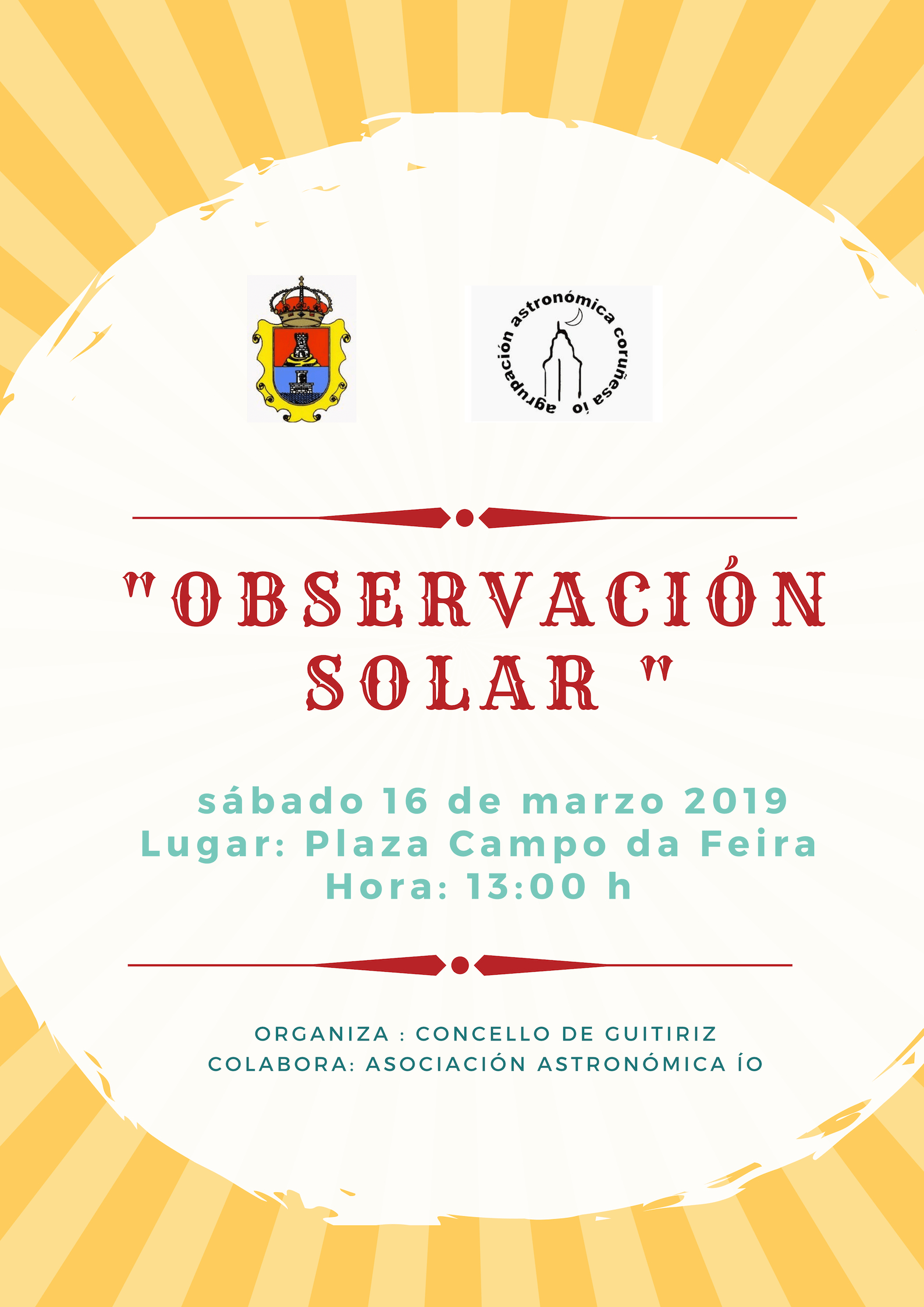 Guitiriz celebra mañá unha xornada de observación solar