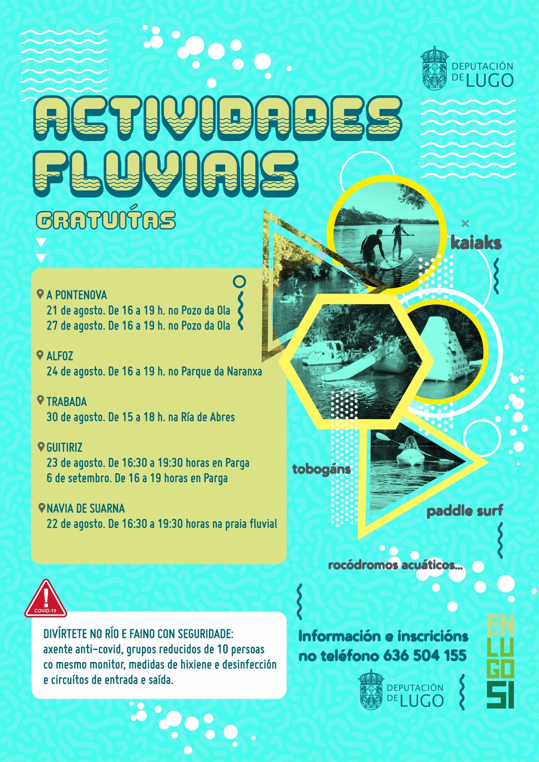 CARTEL GENERICO ACTIVIDADES FLUVIAIS 2020