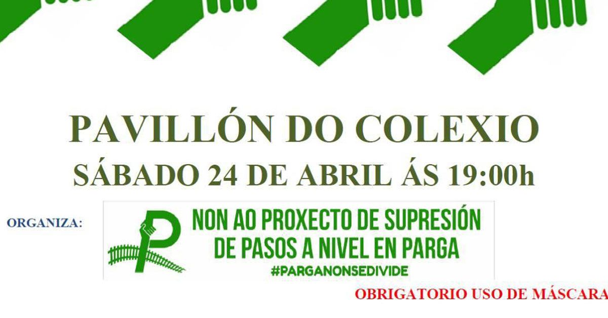 cartel supresion pasos nivel parga