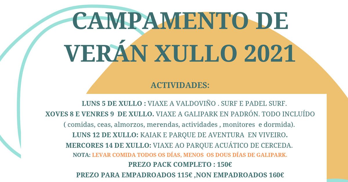 Cartel definitivo Campamento de Veran_guitiriz portada