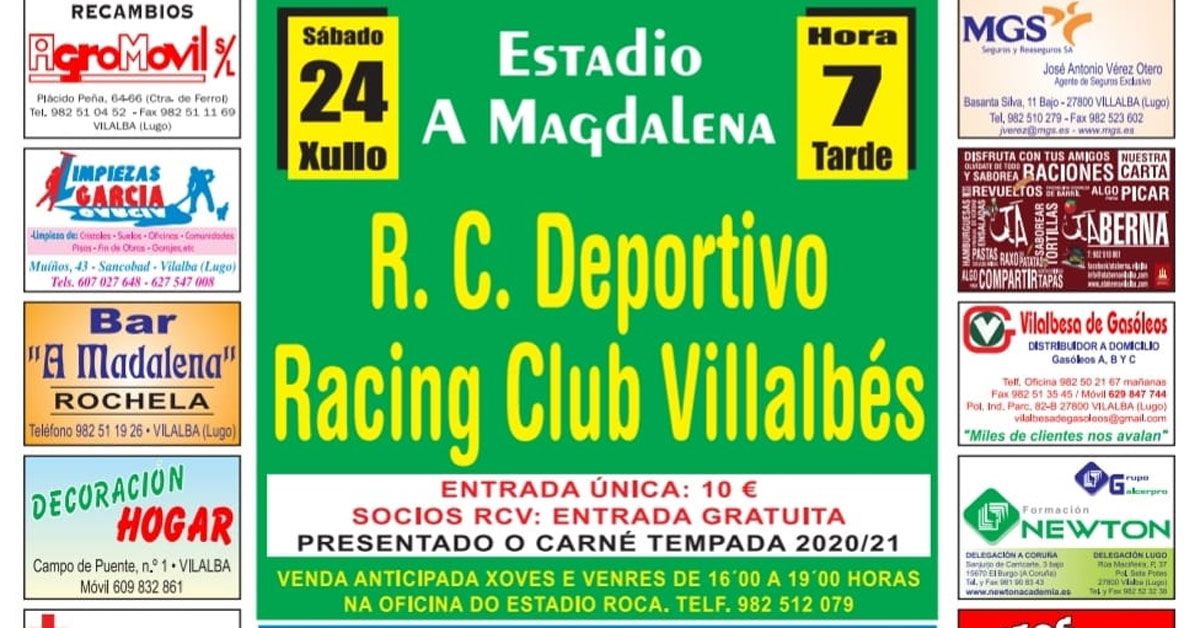 amistoso futbol vilalbes depor portada