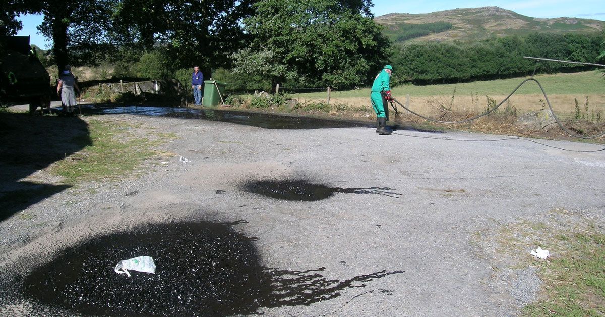 obras accesos rural