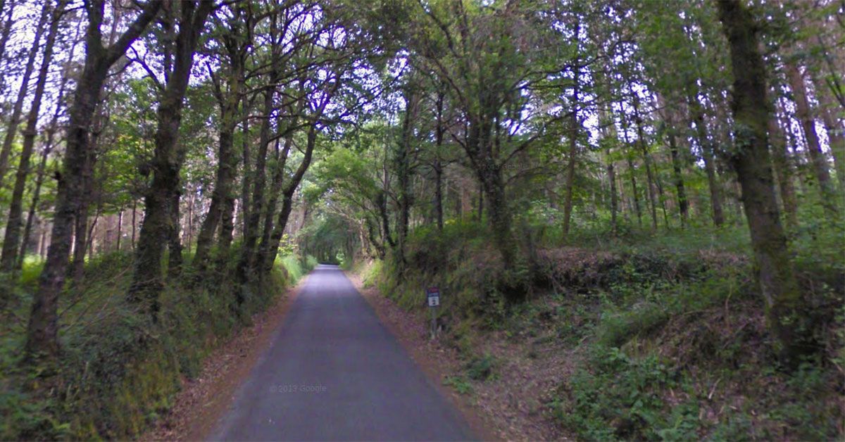 carretera de parga a Santalla guitiriz