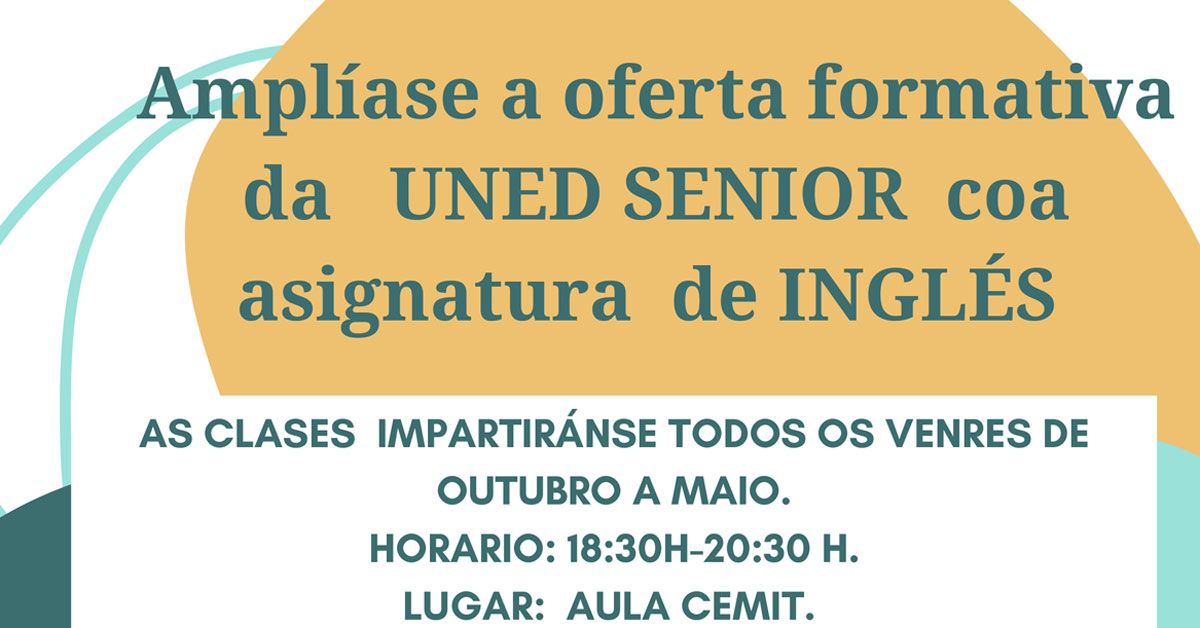 cartel guitiriz uned senior ingles portad