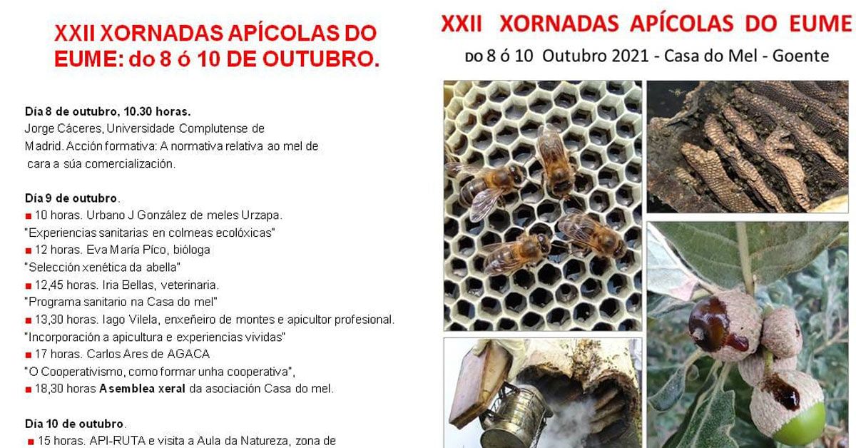 xornadas apicolas eume portada