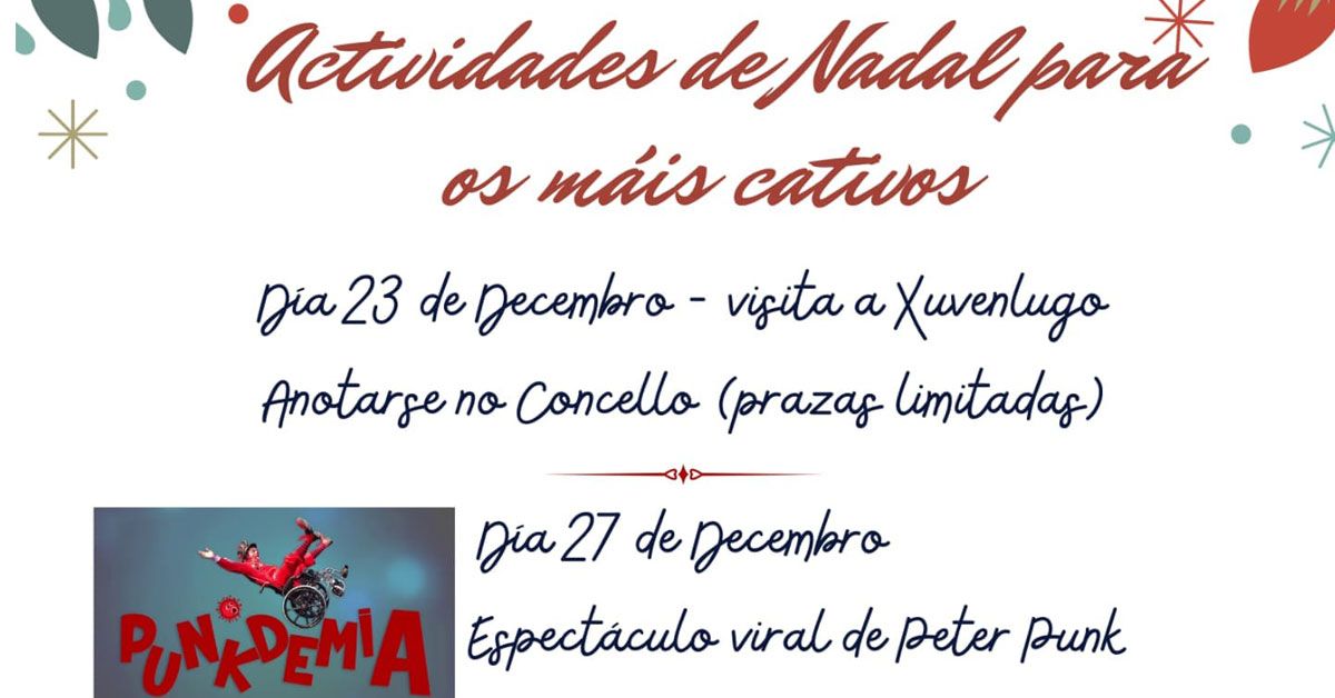 ACTIVIDADES NADAL PASTORIZA PORTADA