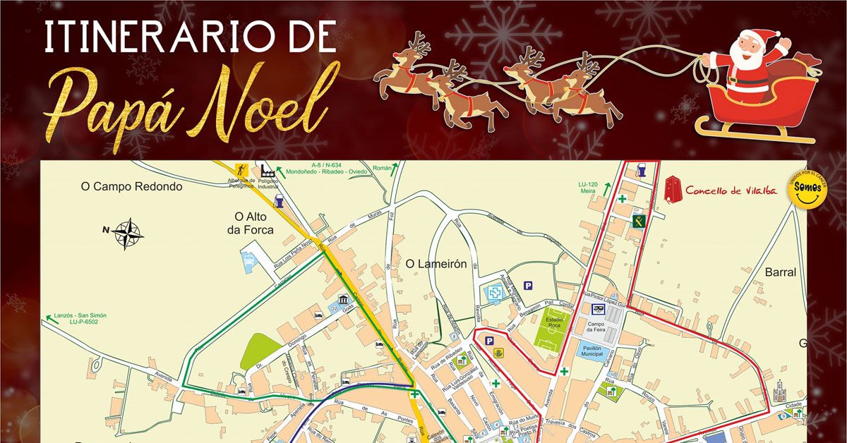 Itinerario Papa noel portada