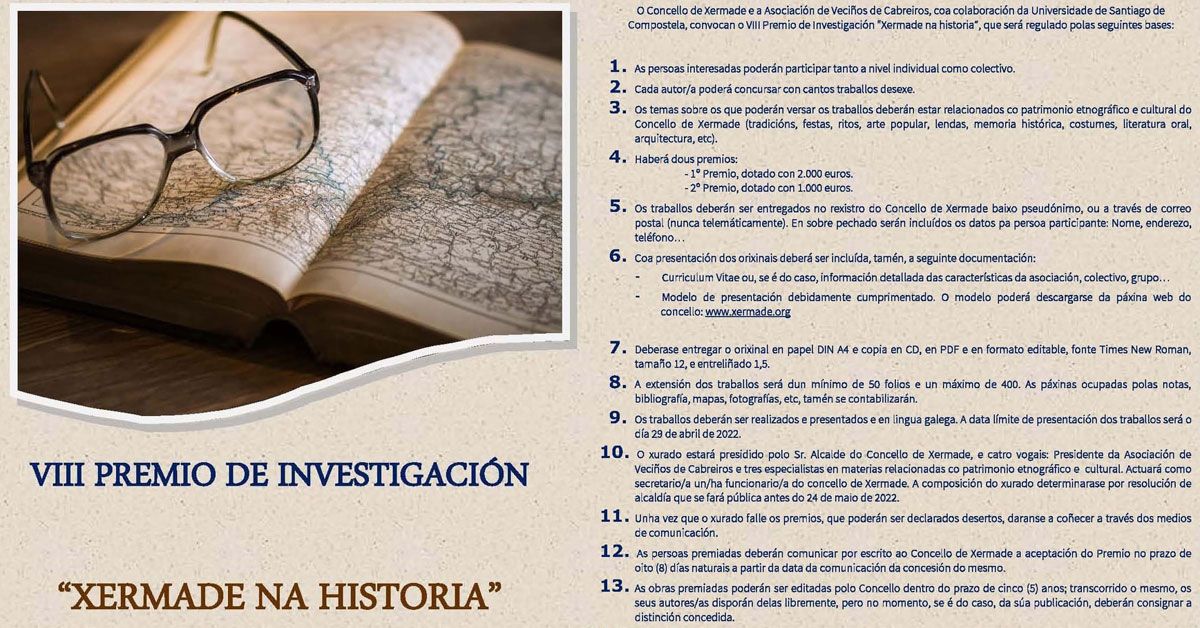 bases premio investigacion xermade