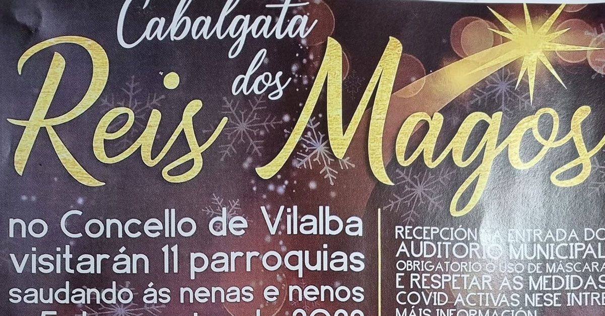 cabalgata reis magos villaba portada