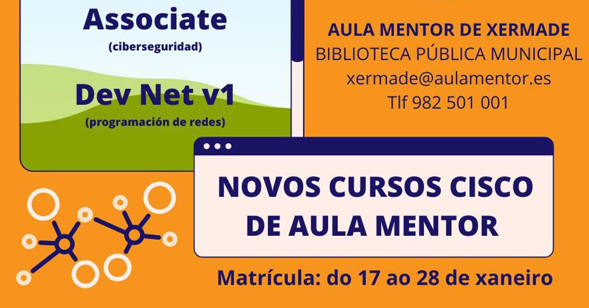 novos cursos aula mentor xermade portada