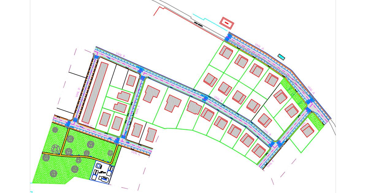 proxecto da urbanizacion palloza