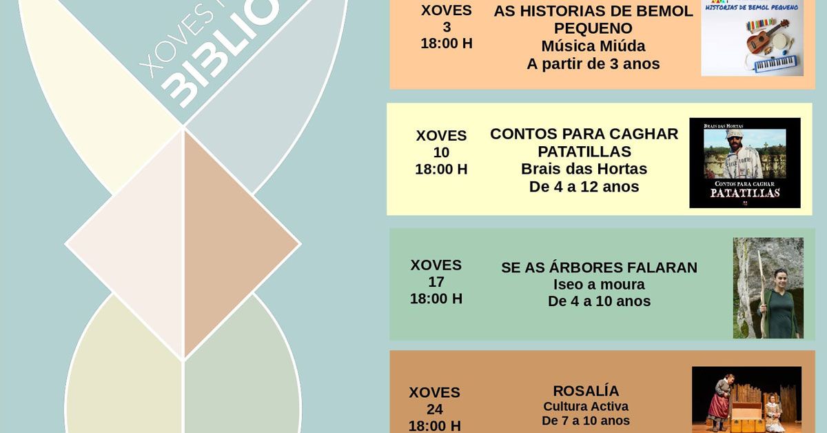 xoves na biblio as pontes febreiro_portada