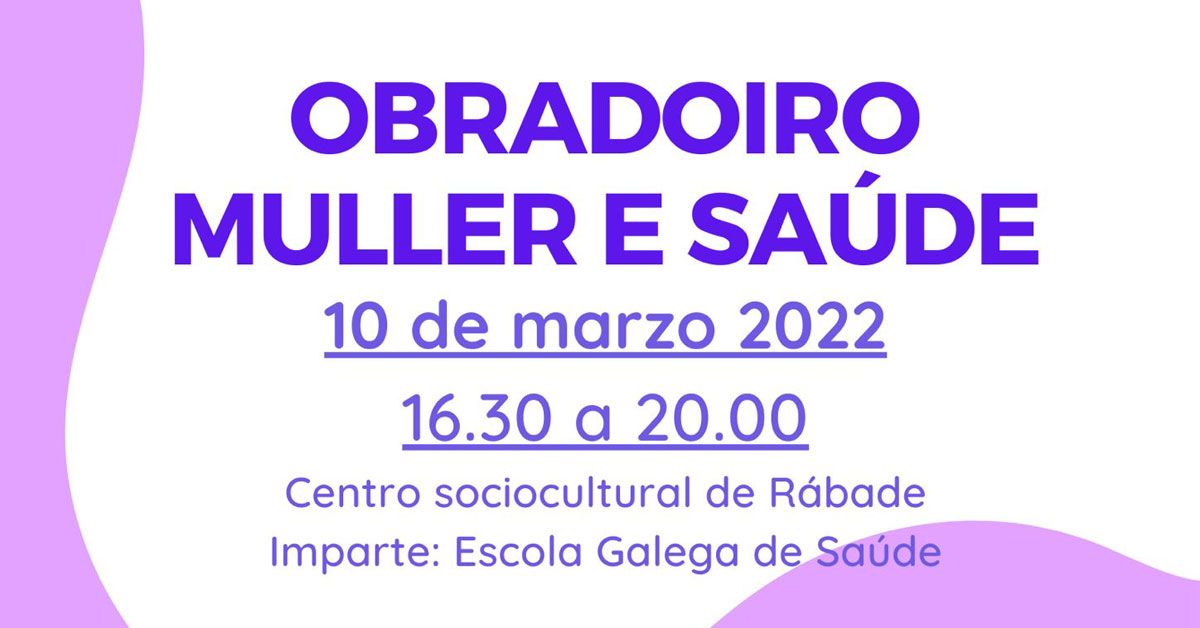 obradoiro muller e saude rabade portada