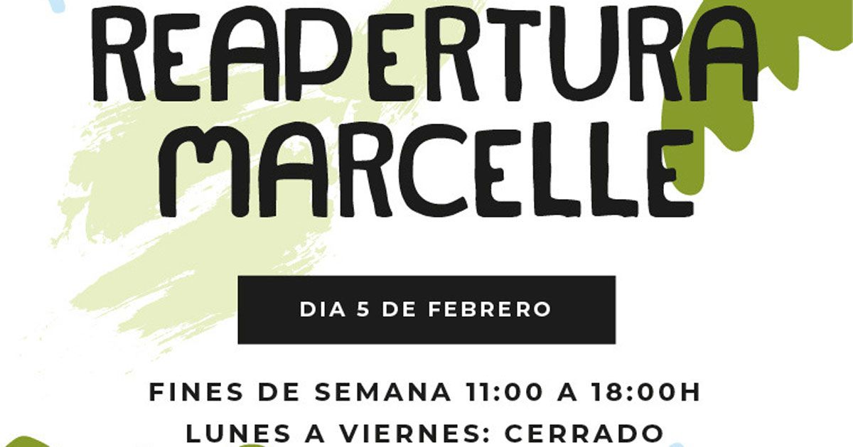 reapertura marcelle horario inverno portada