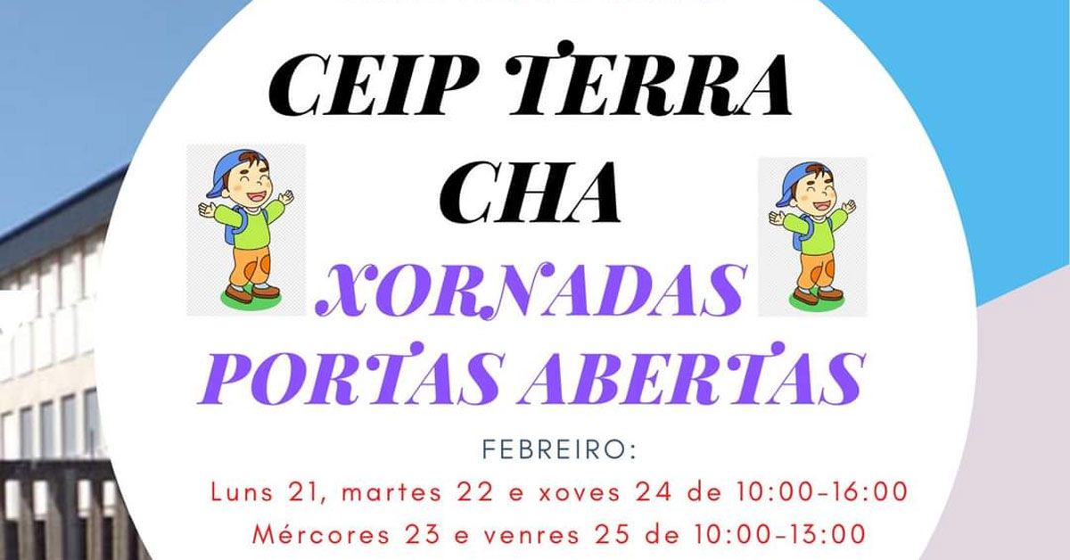 xornada portasa abertas ceip terra cha portada