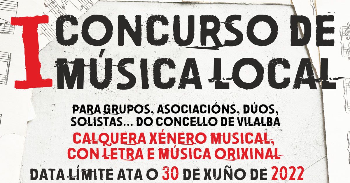 CONCURSO DE MUSICA LOCAL vilalba portada