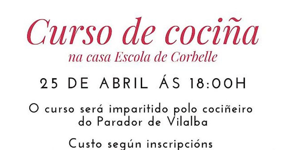 curso cocina escola corbelle portada