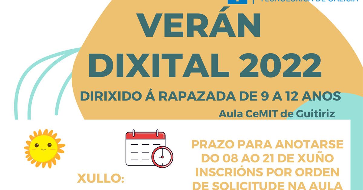 CARTAZ VERAN DIXITAL GUITIRZ AULA CEMIT PORTADA