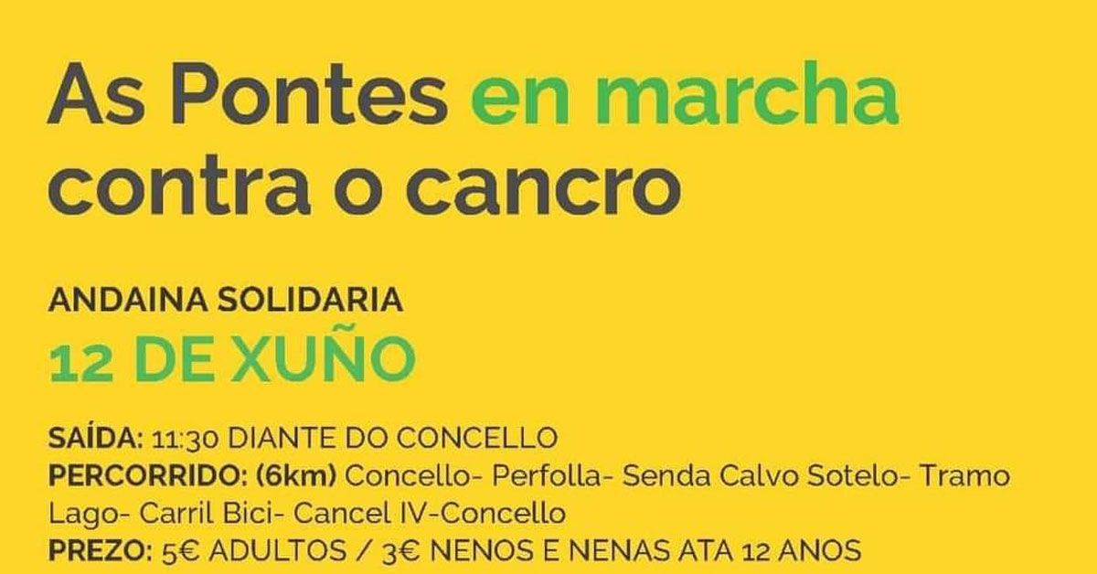 as pontes contra o cancro andaina portada