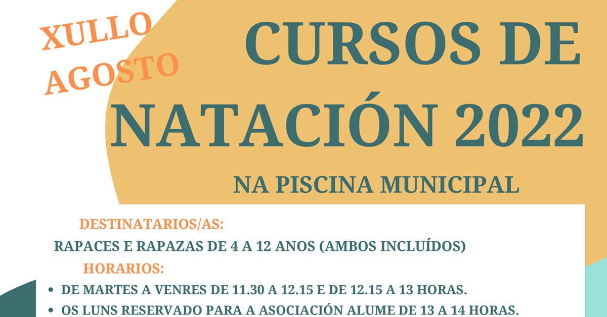 cursos natacion piscina guitiriz portada