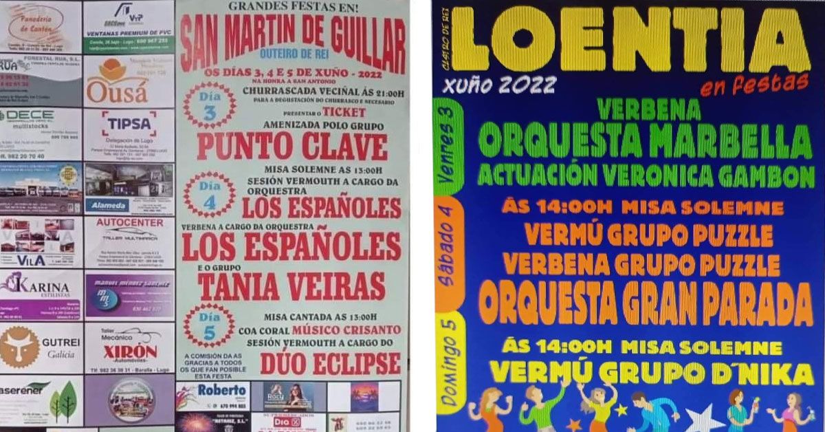 festas loentia e san martin de guillar