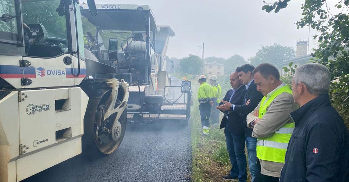 obras renovacion estrada lugo friol