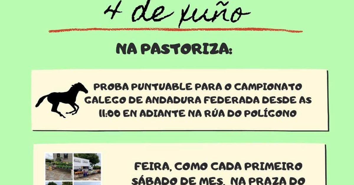 proba puntuable andadura federada pastoriza. portada