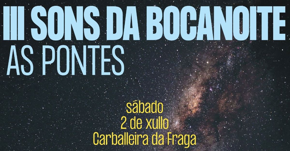 sons da bocanoite cartaz portada