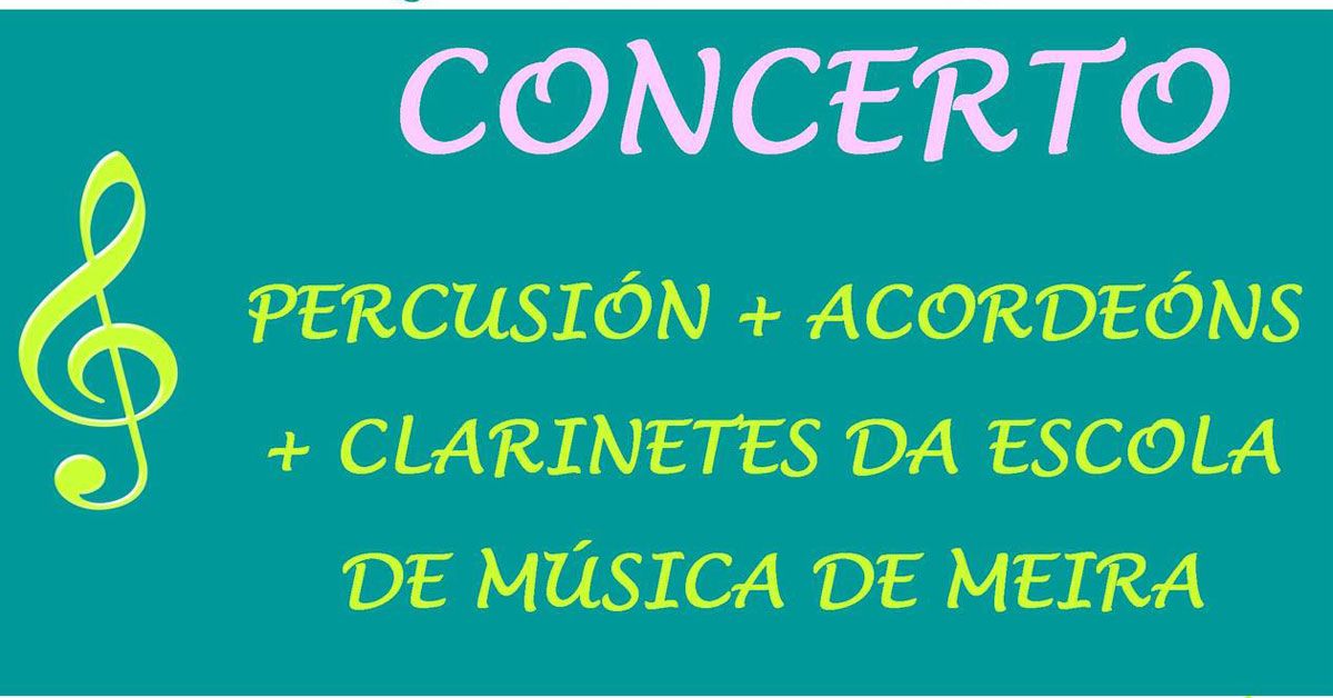 concerto percusion venres musicais meira portada