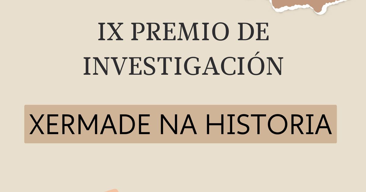 premio de investigacion xermade na historia portada