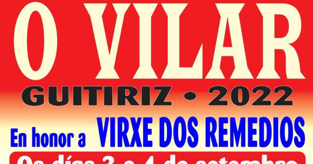 FESTAS GUITIRIZ O VILLAR PORTADA