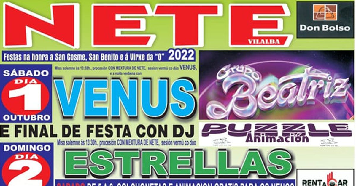 FESTAS NETE VILALBA PORTADA