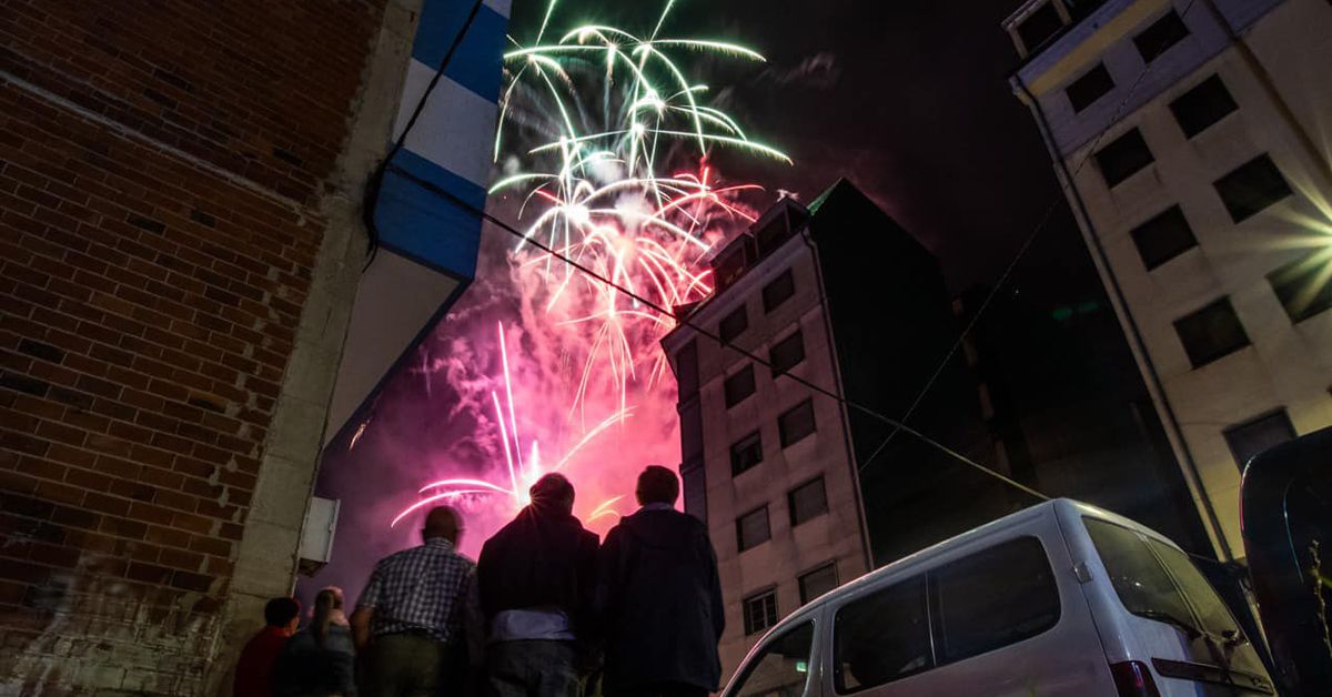 festas de vilalba fogos artificiais