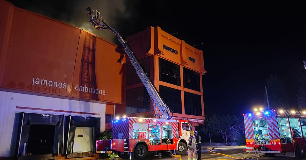 incendio xamons otero jamones gourmet