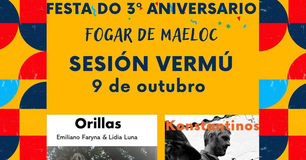 FESTA TERCEIRO ANIVERSARIO FOGAR DE MAELOC PORTADA