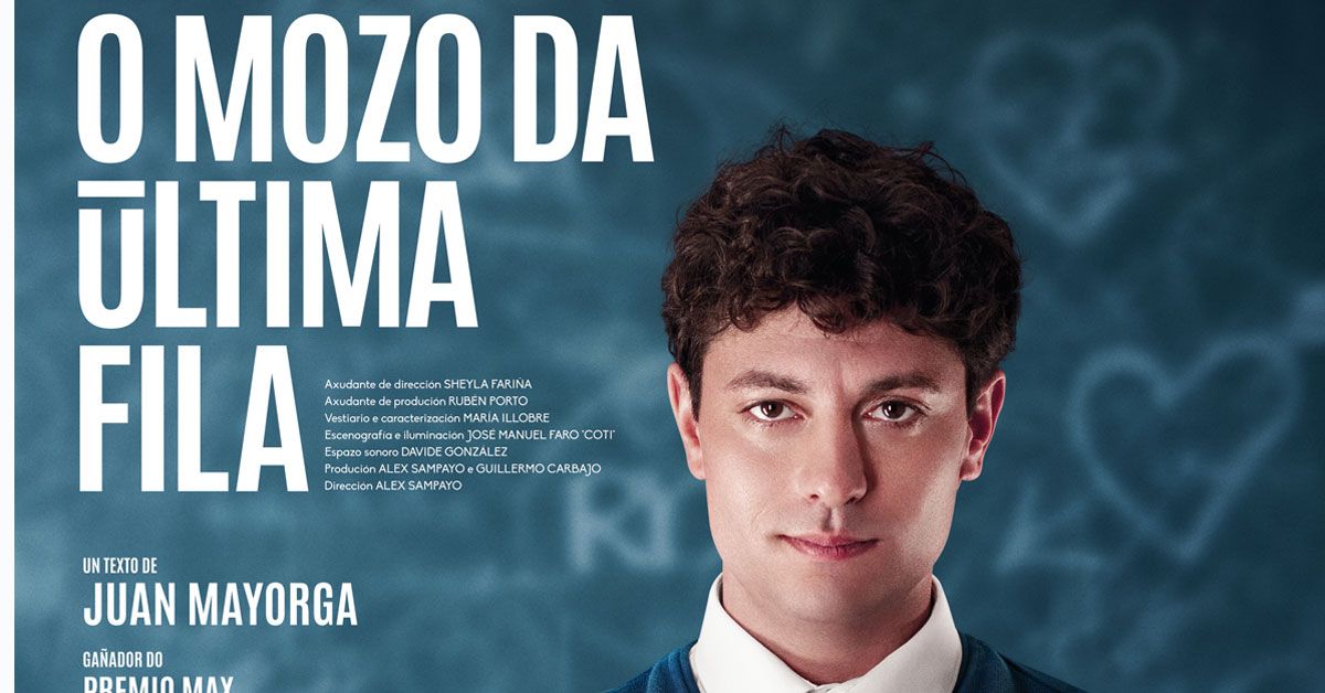 O MOZO DA ULTIMA FILA CARTAZ PORTADA