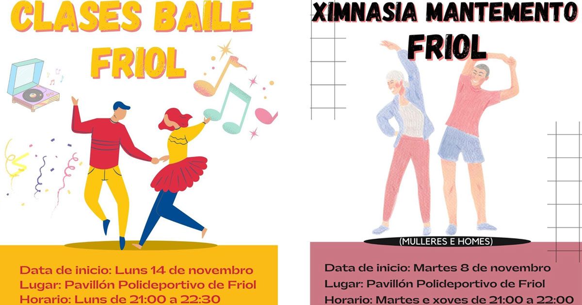 actividades friol baile ximnasia