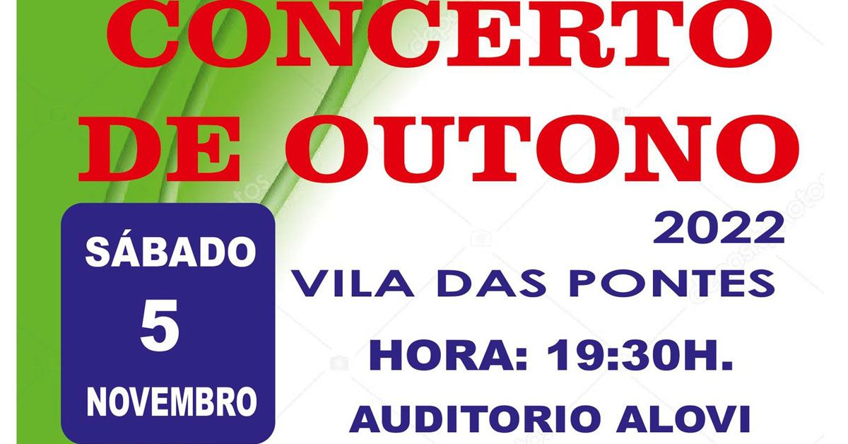 concerto outono as pontes portada