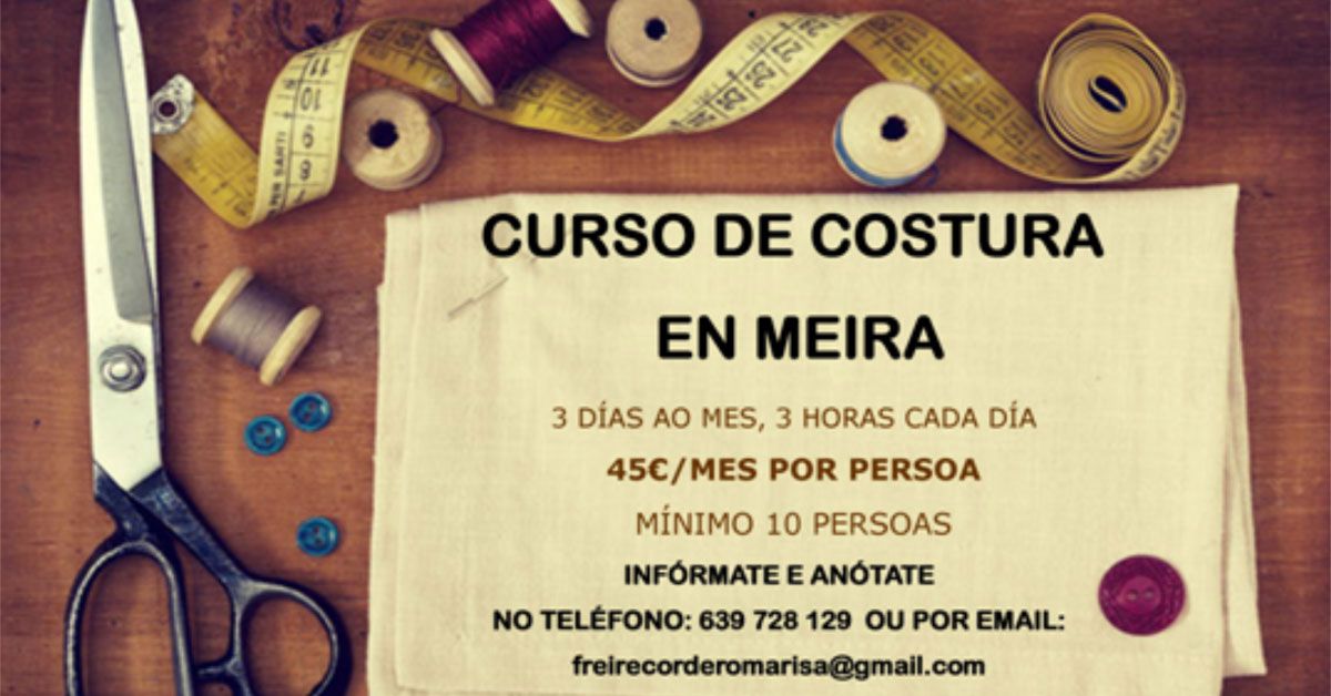 curso costura meira portada