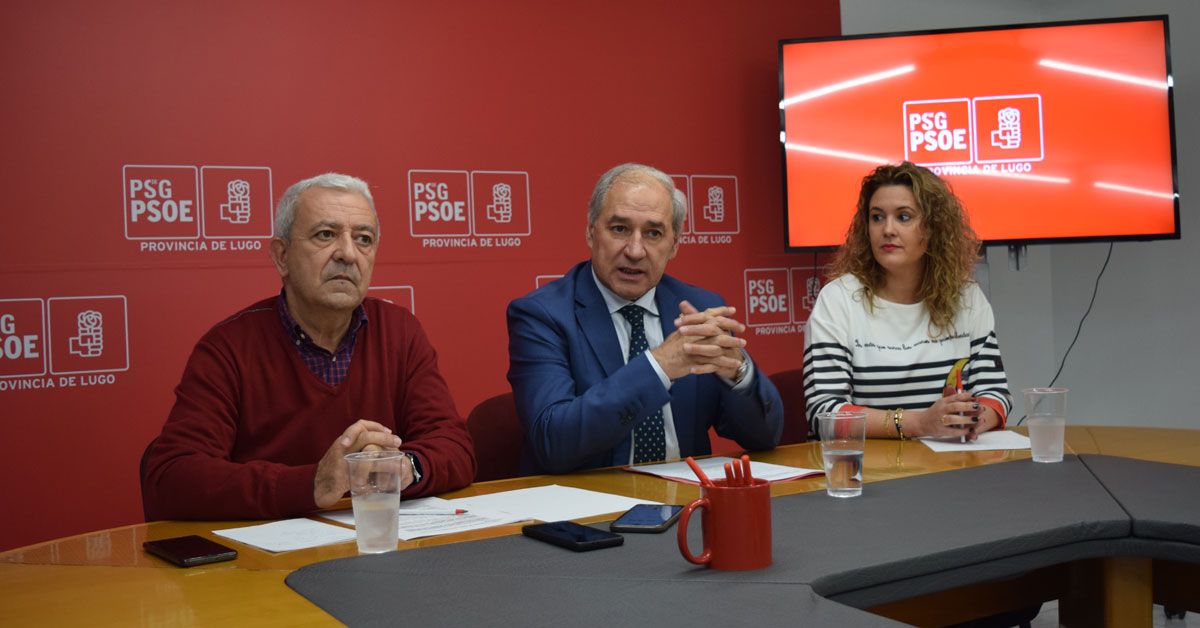 roda prensa psoe lugo luis alvarez jose tome patricia otero