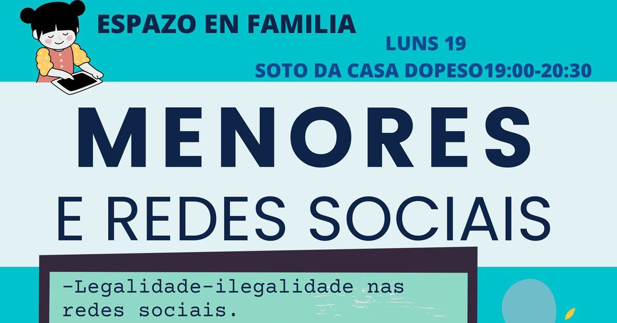 menores e redes sociais portada