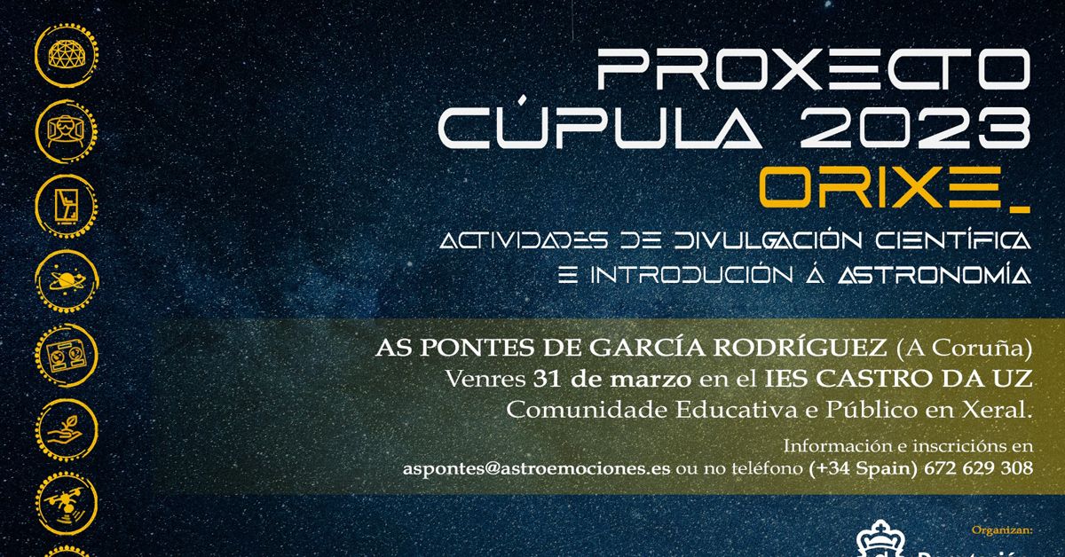 proxecto cupula as pontes astronomia portada